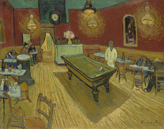 【翋刻】耶鲁大学艺术画廊《夜间咖啡馆，1888》限量1000份 展品勿拍