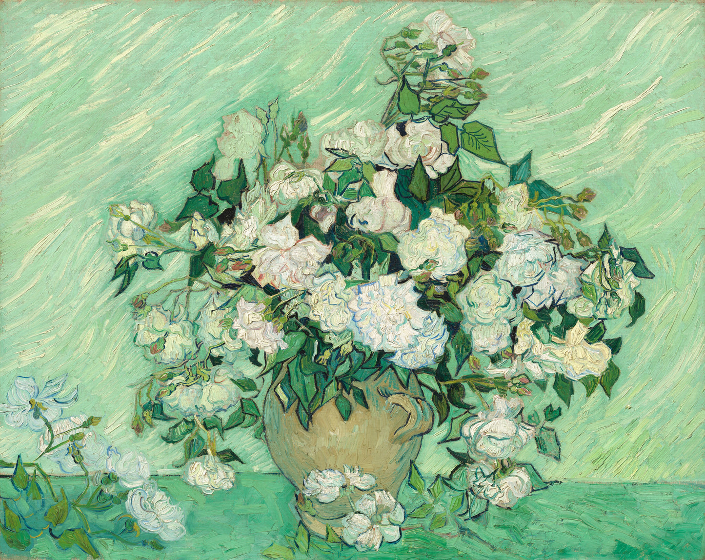 【翋刻】华盛顿国家艺术画廊《玫瑰，1890》限量1000份 展品勿拍